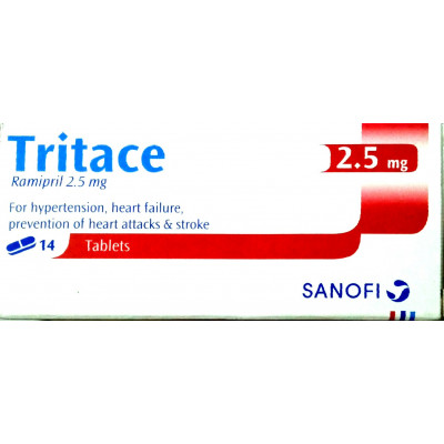 TRITACE 2.5MG ( RAMIPRIL ) 14 TABLETS